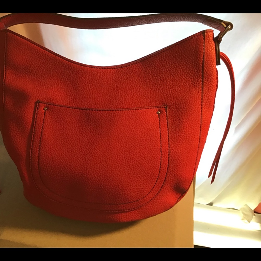 NWOT Red Hobo Handbag